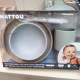 Nattou set piattino silicone