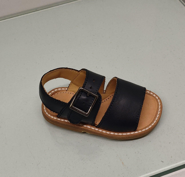 Sandali fratino Blu, pelle Zecchino d'Oro