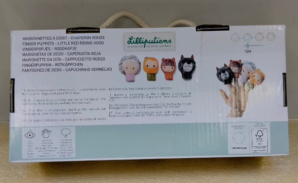 Marionette a dito Cappuccetto Rosso Lilliputiens