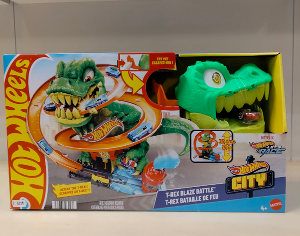 Hot Wheels T-Rex Blaze Battle