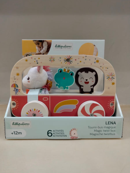 Lena Bus magico ruotabile , trainabile, Lilliputiens