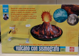 Vulcano con sismografo