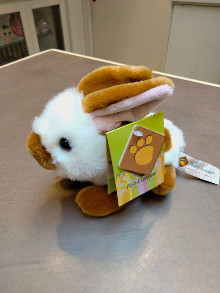 Coniglietto peluche macchia marrone, Plush & Company