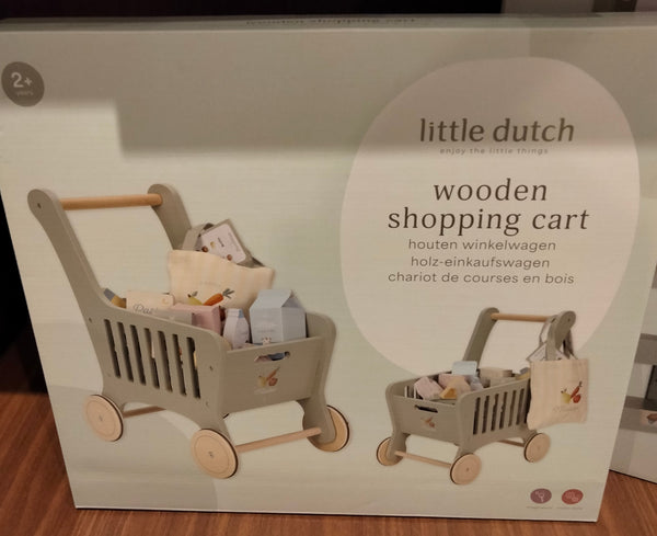 Carrello spesa in legno Little Dutch