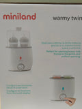 Warmy Twin Miniland/ scaldabiberon e doppio sterilizzatore