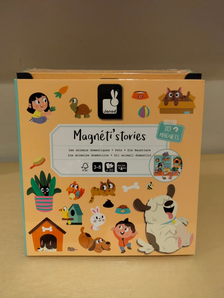 Libretto magneti "Animali domestici" Janod