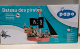 Nave dei pirati in legno Papo