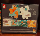 Puzzle panoramico + poster Animali del bosco, Janod