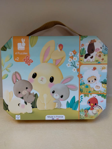 Puzzle evolutivo , 4 soggetti Janod