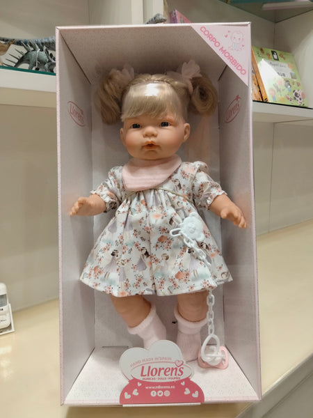 Llorens Bambola Joelle corpo morbido 33cm , ref 38368 NM