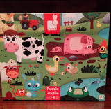 Puzzle tattile "Fattoria" Janod