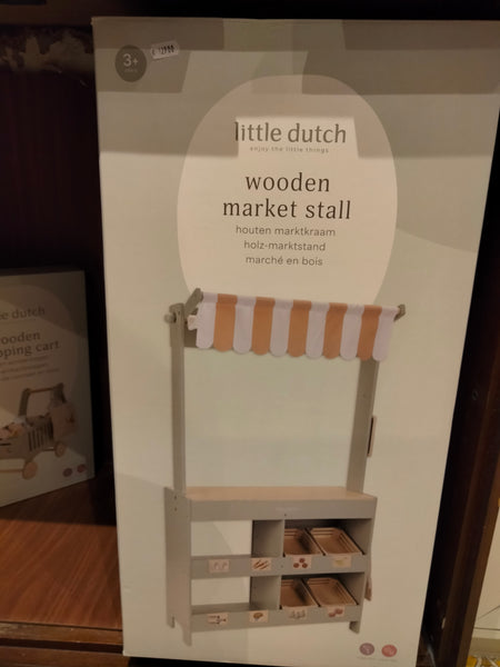 Banco del mercato in legno Little Dutch