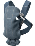 Marsupio Mini in soft jersey Babybjorn (colore: blu tortora) Babybjorn - Petrini