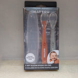 Set 2 cucchiai in silicone con astuccio Nattou Nattou - Petrini