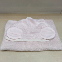 Dili Best telo bagno poncho in spugna bamboo rosa talco Dili Best - Petrini
