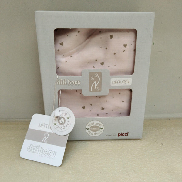 Dili best coprimaterasso letto rosa con cuoricini Dili Best - Petrini