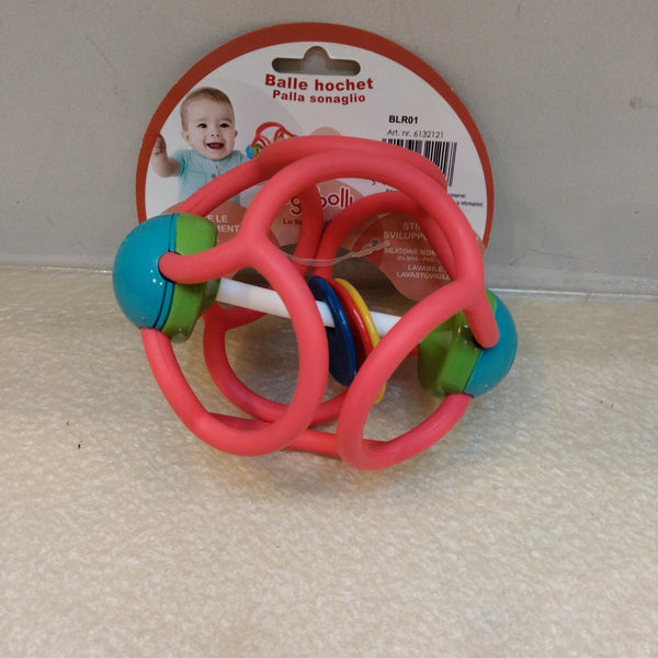 Ball hachet palla sonaglio rossa