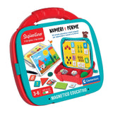 Valigetta magnetica Numeri e forme Sapientino Clementoni