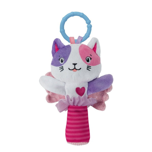 Lovely Soft Cat Rattle Baby Clementoni