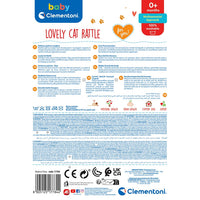 Lovely Soft Cat Rattle Baby Clementoni
