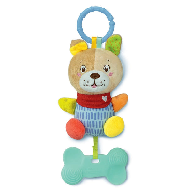 Lovely Soft Dog Rattle Baby Clementoni