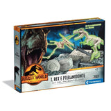 T-Rex e Pteranodonte Kit del paleontologo JW3 Clementoni