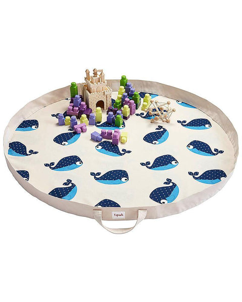 Tappeto gioco e borsa balena 3 Sprouts 3 Sprouts - Petrini