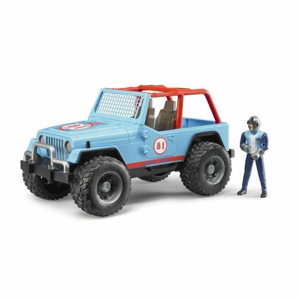 Jeep Cross blu c/pilota Bruder Bruder - Petrini