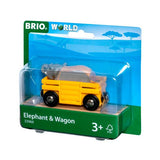 Vagone con elefante 33969 Brio Brio - Petrini
