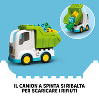Camion della spazzatura e riciclaggio Lego Duplo