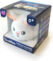 Mini luce notturna in peluche coniglio Shakie Pabobo