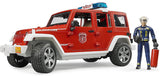 Jeep Wrangler dei pompieri Bruder Bruder - Petrini