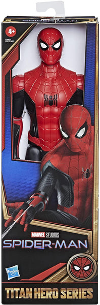 Spider-Man Titan Hero Studios con Tuta Nera e Rossa Hasbro - Petrini