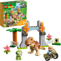 Jurassic World Fuga del T-rex e del Triceratopo Lego Duplo