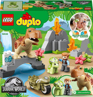 Jurassic World Fuga del T-rex e del Triceratopo Lego Duplo