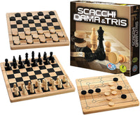 Scacchi, Dama e Tris EG Editrice Giochi - Petrini