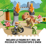 Jurassic World Fuga del T-rex e del Triceratopo Lego Duplo