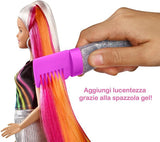 Barbie capelli arcobaleno Mattel - Petrini