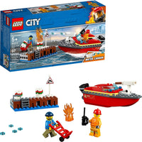 Lego City Pompiere Incendio al Porto Lego - Petrini