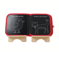 Libro lavagnetta con gessi - Amici Animali Jaq Jaq Bird - Petrini