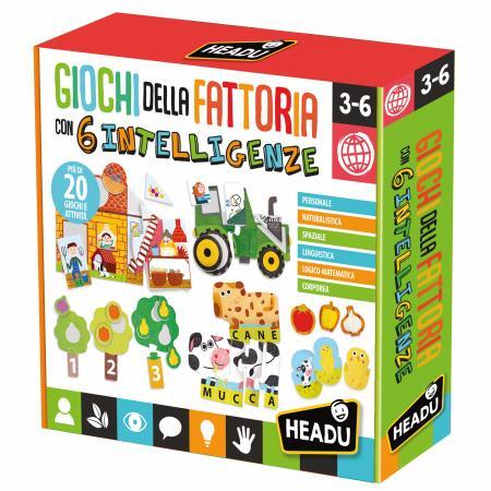 Giochi della Fattoria con 6 Intelligenze Headu Headu - Petrini