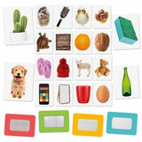 Flashcards Tactile Montessori Headu Headu - Petrini