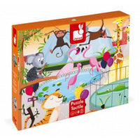 Puzzle tattile una giornata allo zoo Janod Janod - Petrini