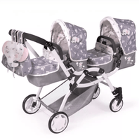 Passeggino gemellare pieghevole per Bambole De Cuevas Toys - Petrini