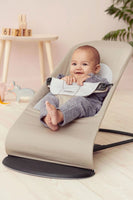 Sdraietta Balance Soft Cotone/Jersey beige-grigio Babybjörn
