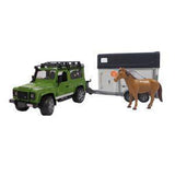 Jeep con rimorchio cavalli Bruder - Petrini