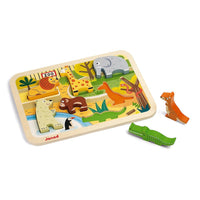 Puzzle Zoo di legno Janod Janod - Petrini