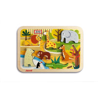 Puzzle Zoo di legno Janod Janod - Petrini