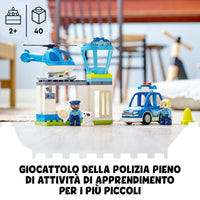 Stazione di polizia ed elicottero Lego Duplo