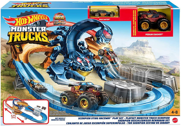 Pista Monster trucks Hot Wheels Mattel - Petrini